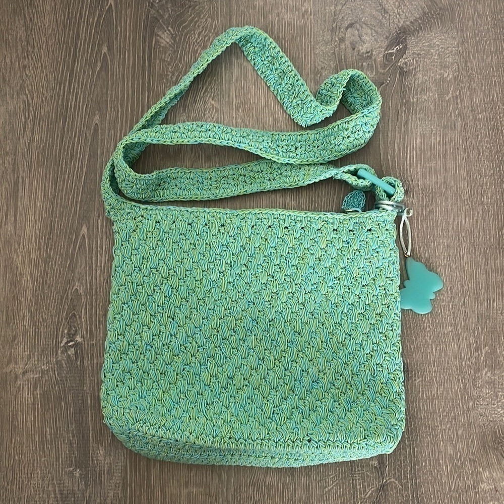 Blue and Green Purse